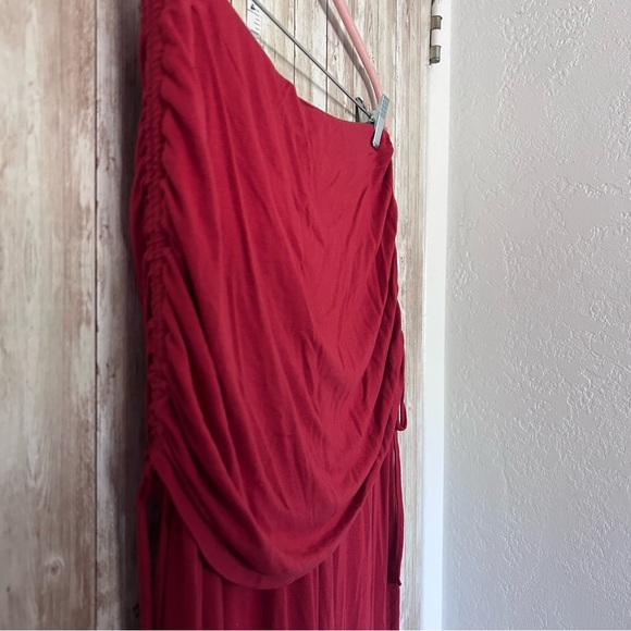 Halara Rust Colored Pant with Drawstring Overskirt that Cinches Size Large - Picture 4 of 7